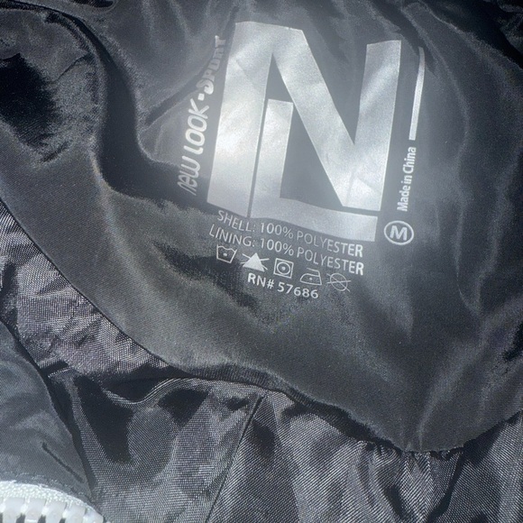 New Look Sport Black Neon Snake Print Cropped Windbreaker – M - Picture 6 of 9